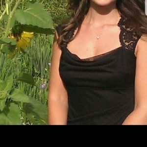 Xscape Cap Sleeve Ruched Lace Gown